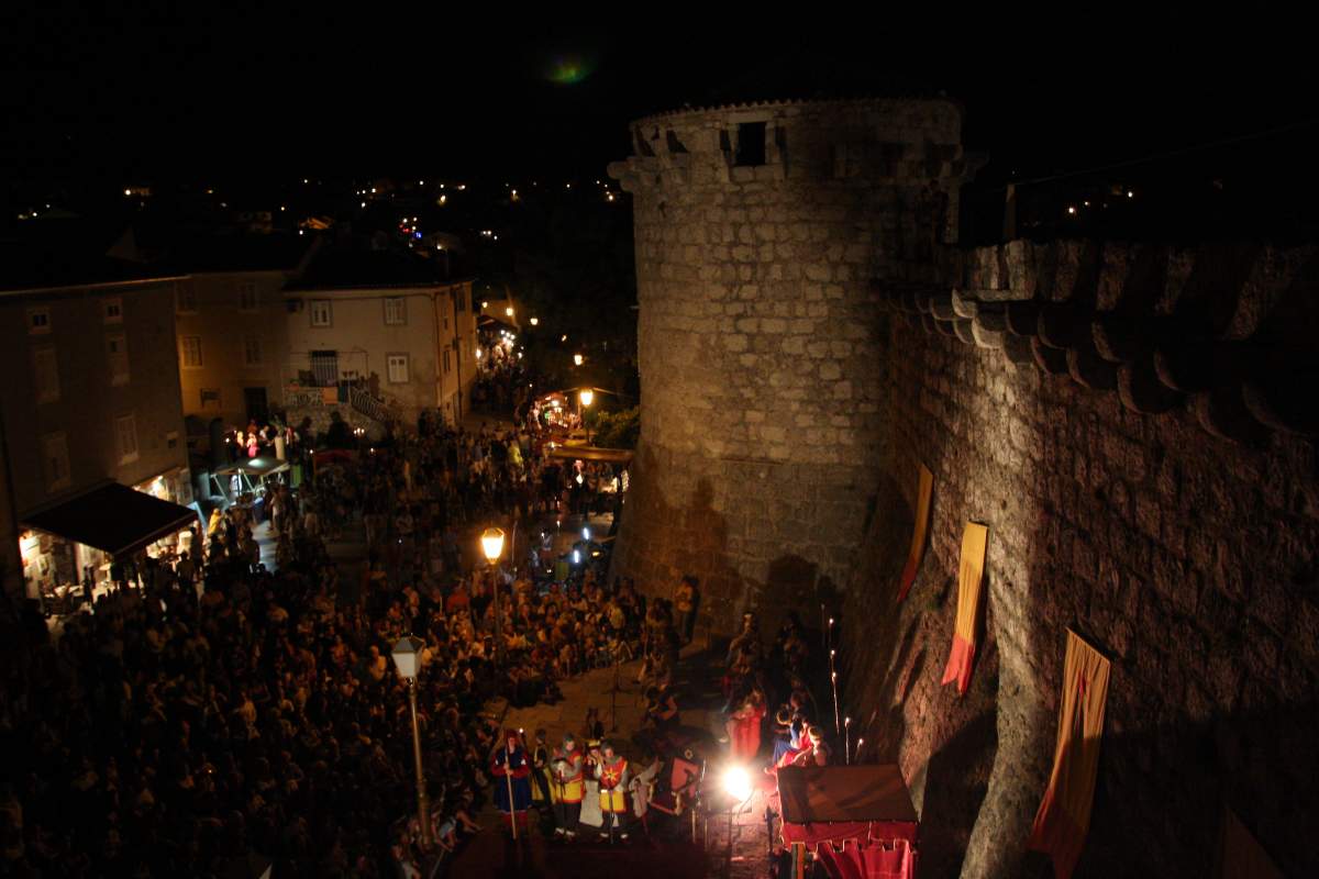 Revival of the Middle Ages in town Krk